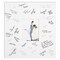 Svelte Signature Mat Picture Frame, Photo Frame Wedding Guest Book Alternative, Autograph Picture Mat for Signature Board, Wedding Celebrations Graduations Support Encouragement or Retirement